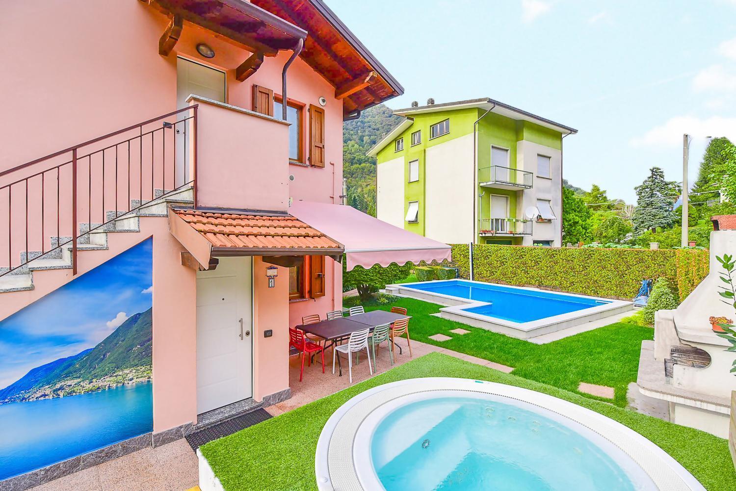 Jane E Jolie Holiday Home Private Swimming Pool Valbrona Exterior foto
